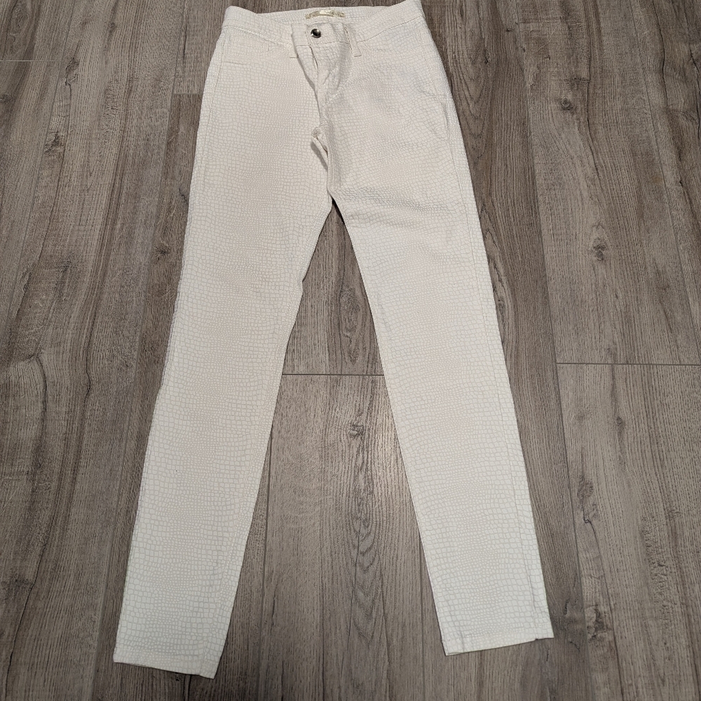 KanCan White Skinny Denim Pants Size-3 US-26